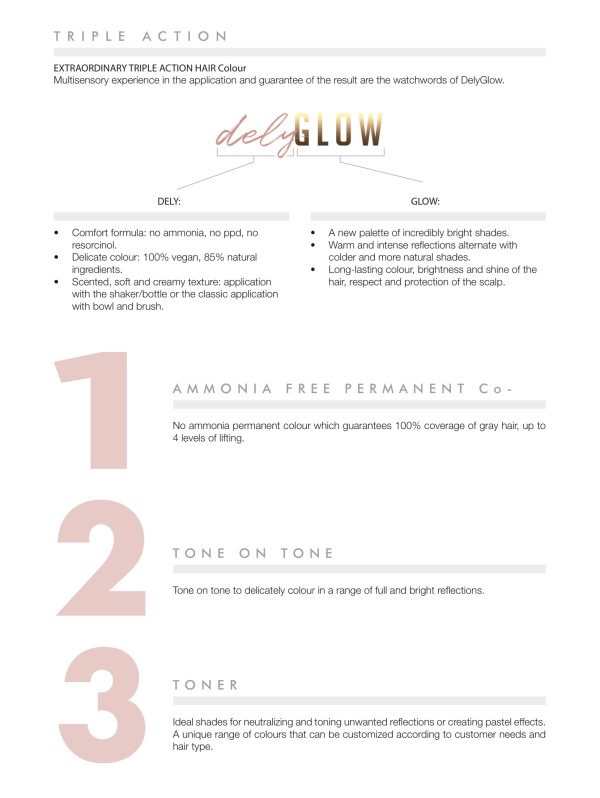 DELYGLOW Hair colour by Itely 100ml tube - Image 5